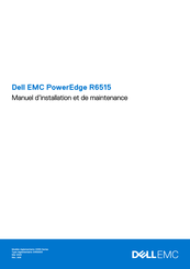 Dell EMC PowerEdge R6515 Manuel D'installation Et De Maintenance