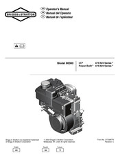 Briggs & Stratton 475/525 Série Manuel De L'opérateur