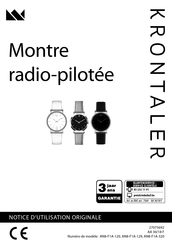 Krontaler AN8-F1A-129 Notice D'utilisation Originale