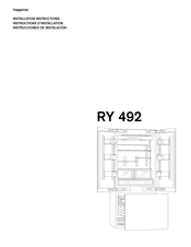 Gaggenau RY 492 Instructions D'installation