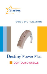 Starkey DESTINY POWER PLUS Guide D'utilisation