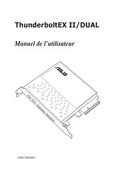 Asus ThunderboltEX II/DUAL Manuel De L'utilisateur