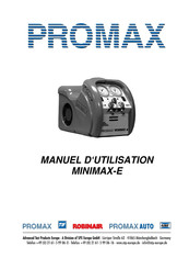 Promax MINIMAX-E Manuel D'utilisation