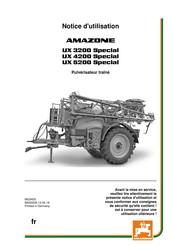 Amazone UX 5200 Special Notice D'utilisation