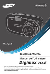 Samsung Digimax U-CA 5 Manuel De L'utilisateur