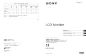 Sony LMD-2451MD Instructions D'utilisation