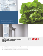 Bosch B36CT Série Notice De Montage Et D'utilisation