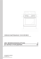 Amica 2226IG3.34eETbDpHbVoX Notice D'utilisation