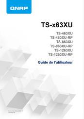 QNAP TS-863XU Guide De L'utilisateur