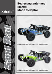 XciteRC 30202000 Sand Rail Buggy 4WD Brushless green Mode D'emploi