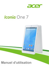 Acer Iconia One 7 Manuel D'utilisation