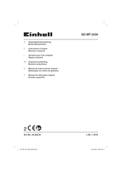 EINHELL GC-MT 2536 Instructions D'origine