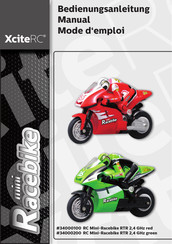 Xciterc RC Mini-Racebike RTR 2,4 GHz red Mode D'emploi