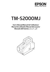 Epson TM-S2000MJ Manuel De L'utilisateur