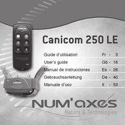 Num'axes Canicom 250 LE Guide D'utilisation