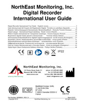 NorthEast Monitoring DR180 Série Mode D'emploi