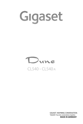 Gigaset Dune CL540 Mode D'emploi