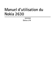 Nokia 2630 Manuel D'utilisation