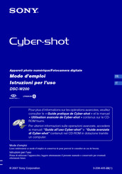 Sony Cyber-shot DSC-W200 Mode D'emploi
