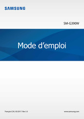 Samsung SM-G390W Mode D'emploi