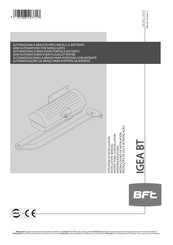 BFT IGEA BT Instructions D'installation