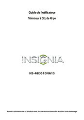 Insignia NS-48D510NA15 Guide De L'utilisateur