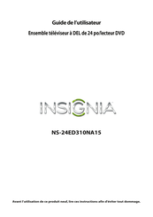 Insignia NS-24ED310NA15 Guide De L'utilisateur