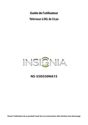 Insignia NS-55D550NA15 Guide De L'utilisateur