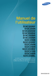 Samsung S24C200BL Manuel De L'utilisateur