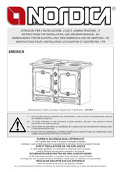 LA NORDICA AMERICA Instructions Pour L'installation, L'utilisation Et L'entretien