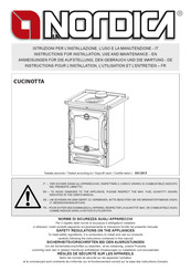 La Nordica CUCINOTTA Instructions Pour L'installation, L'utilisation Et L'entretien