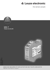 Leuze electronic MSI-T Manuel D'utilisation