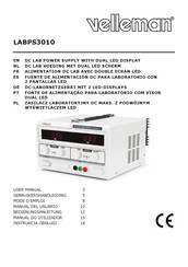 Velleman LABPS3010 Mode D'emploi