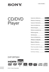 Sony DVP-SR750H Guide De Référence