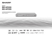 Sharp BD-HP25S Mode D'emploi