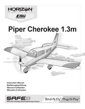 Horizon Hobby E-Flite Piper Cherokee 1.3m Manuel D'utilisation