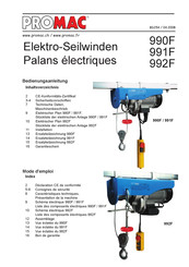 Promac 991F Mode D'emploi