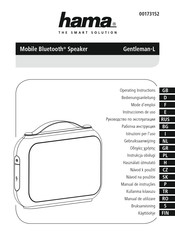 Hama Mobile Bluetooth Speaker Gentleman-L Mode D'emploi