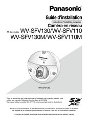 Panasonic WV-SFV110M Guide D'installation