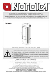 Nordica CANDY Instructions Pour L'installation, L'utilisation Et L'entretien