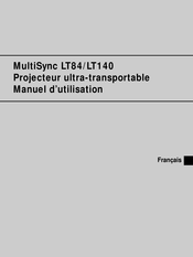NEC MultiSync LT140 Manuel D'utilisation
