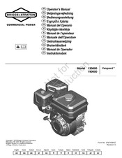 Briggs & Stratton 190000 Manuel De L'opérateur