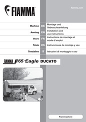 Fiamma 06705F01T Instructions De Montage Et Mode D'emploi
