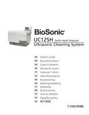 Coltene BioSonic UC125H Guide D'utilisation