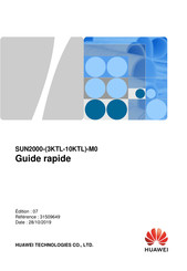 Huawei SUN2000-3KTL-M0 Guide Rapide