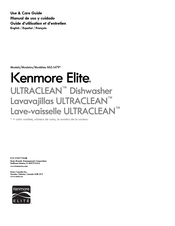 KENMORE ELITE ULTRACLEAN 665.1479 Série Guide D'utilisation Et D'entretien