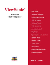 ViewSonic Pro8400 Guide De L'utilisateur
