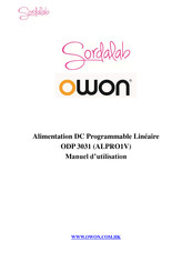 Owon ALPRO1V Manuel D'utilisation