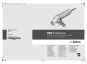 Bosch GWS 9-125 P Professional Notice Originale