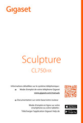 Gigaset Sculpture CL750HX Mode D'emploi